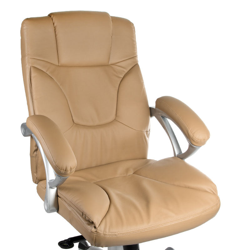 2-Fotel ergonomiczny CorpoComfort BX-5786 Kremowy-2