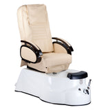 1-Fotel do pedicure z masażem BR-3820D Kremowy-1