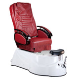 1-Fotel do pedicure z masażem BR-3820D Bordowy-1