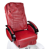 3-Fotel do pedicure z masażem BR-3820D Bordowy-3