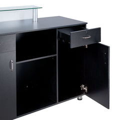 Biurko do recepcji BD-3307 Czarne