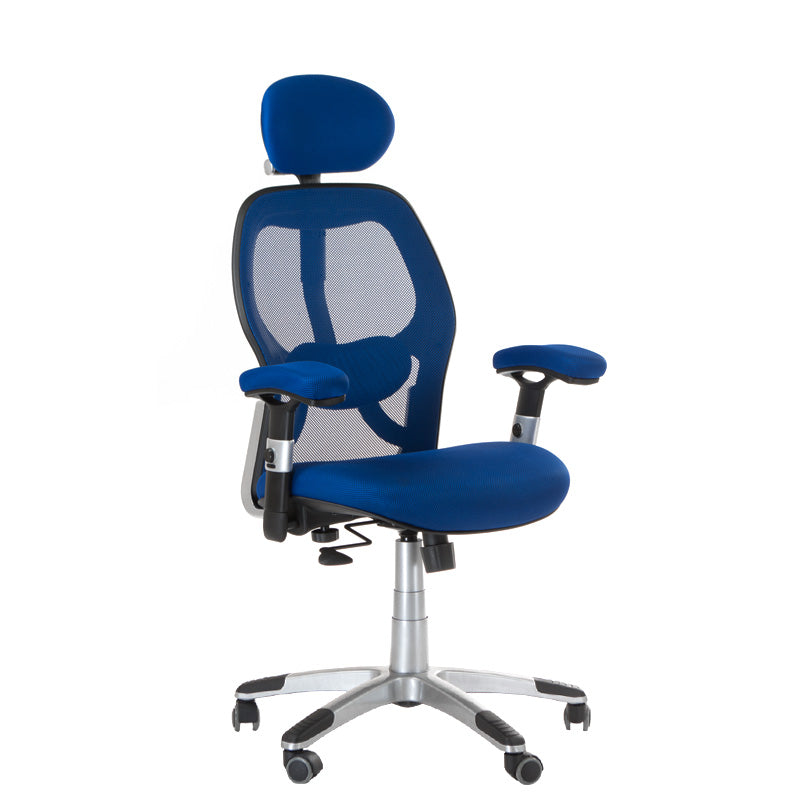 1-Fotel ergonomiczny CorpoComfort BX-4144 Niebieski-1