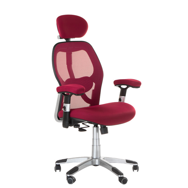 1-Fotel ergonomiczny CorpoComfort BX-4144 Czerwony-1