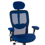 2-Fotel ergonomiczny CorpoComfort BX-4147 Niebieski-2