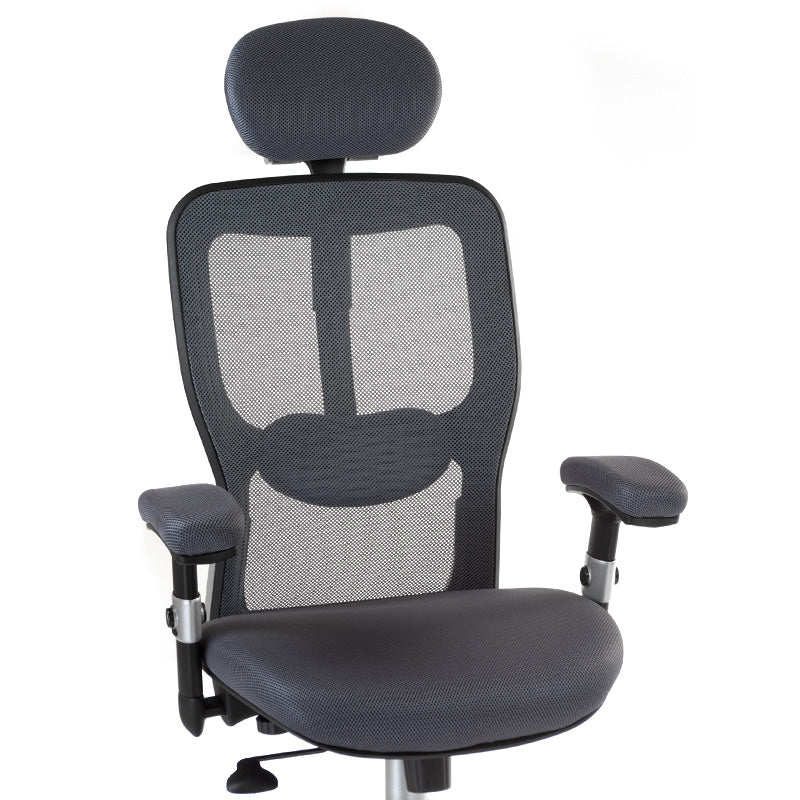 2-Fotel ergonomiczny CorpoComfort BX-4147 Szary-2