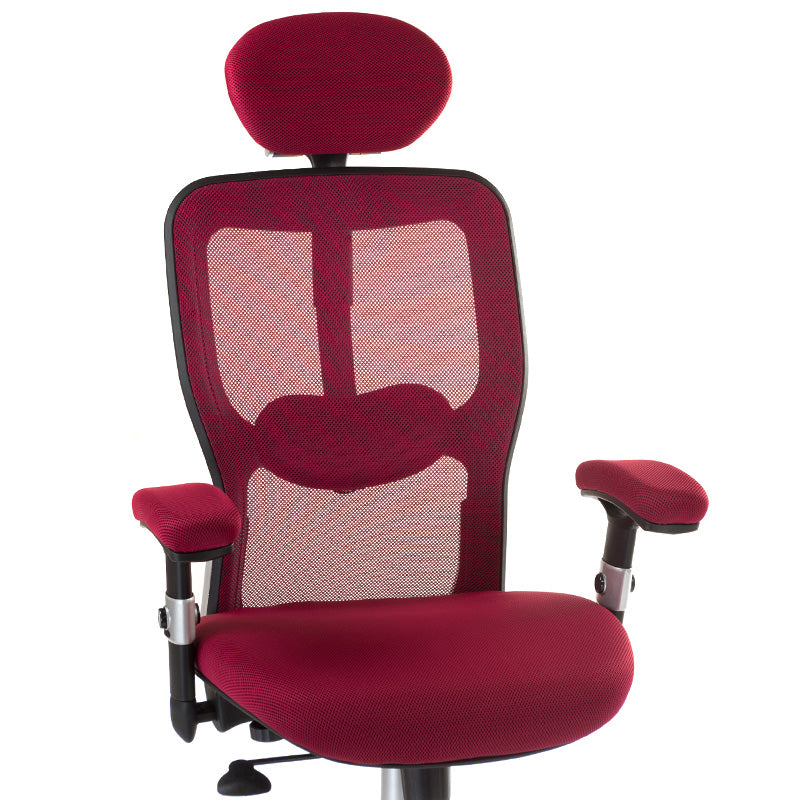2-Fotel ergonomiczny CorpoComfort BX-4147 Czerwony-2