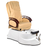 1-Fotel do pedicure z masażem BR-3820D Beżowy-1