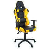 1-Fotel gamingowy RACER CorpoComfort BX-3700 Żółty-1