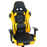 2-Fotel gamingowy RACER CorpoComfort BX-3700 Żółty-2