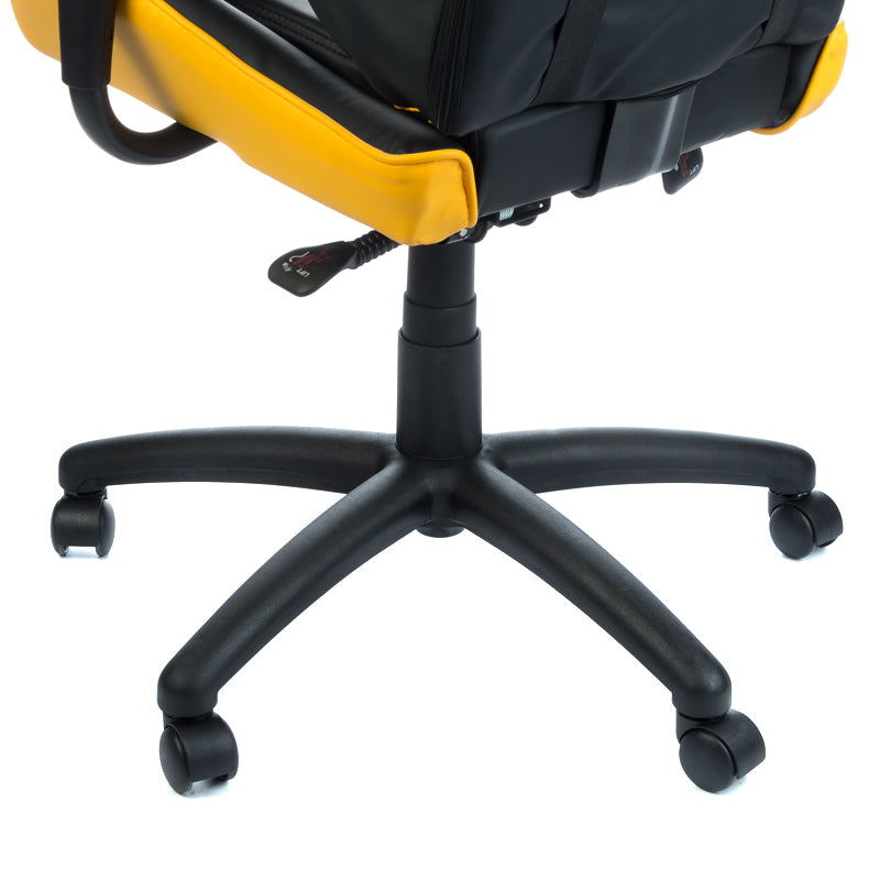 5-Fotel gamingowy RACER CorpoComfort BX-3700 Żółty-5