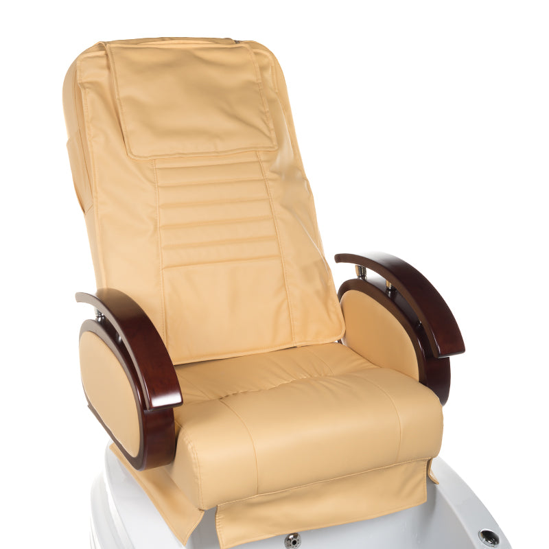 2-Fotel do pedicure z masażem BR-2307 Beżowy-2