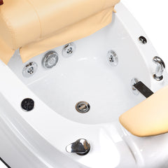 SPA pedikiūro krėslas BR-2307 kreminė