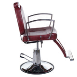 5-Fotel barberski HOMER II BH-31275 Czerwony-5