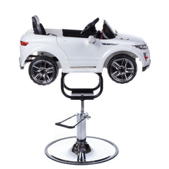 Vaikiška kirpyklos kėdutė Range Rover (balta)