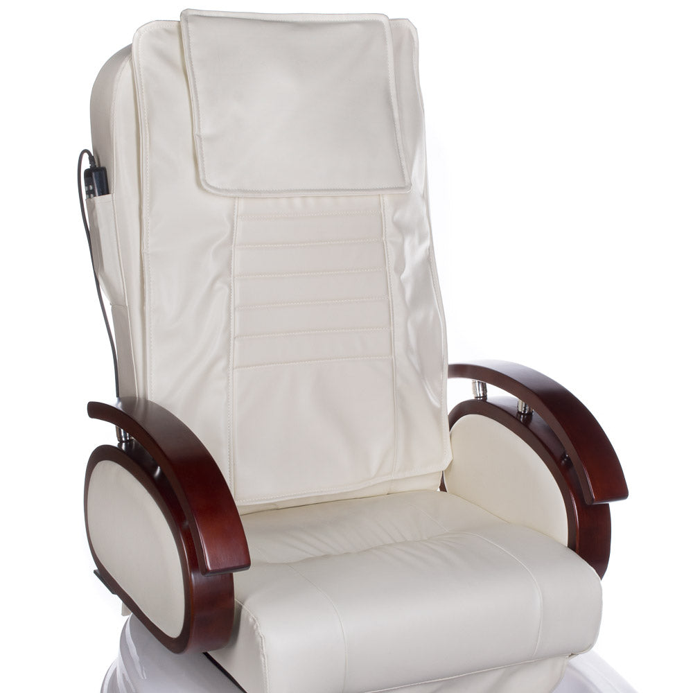 2-Fotel do pedicure z masażem BR-2307 Kremowy-2