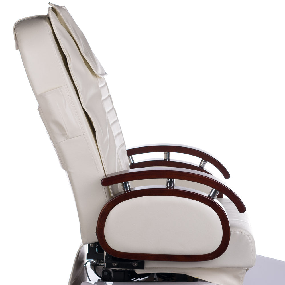 3-Fotel do pedicure z masażem BR-2307 Kremowy-3