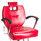 2-Fotel barberski HEKTOR BH-3208 Czerwony-2