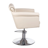 3-Fotel fryzjerski ALBERTO BH-8038 kremowy-3