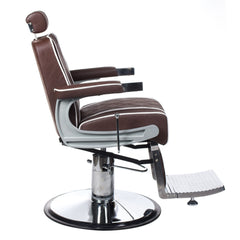 Fotel barberski ODYS BH-31825M Brązowy matowy