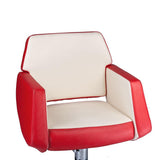 Kirpyklos kėdė NICO BD-1088 (raudona/kreminė)