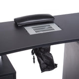 Manikiūro stalas + dulkių surinkėjas BD-3425+P (juoda)