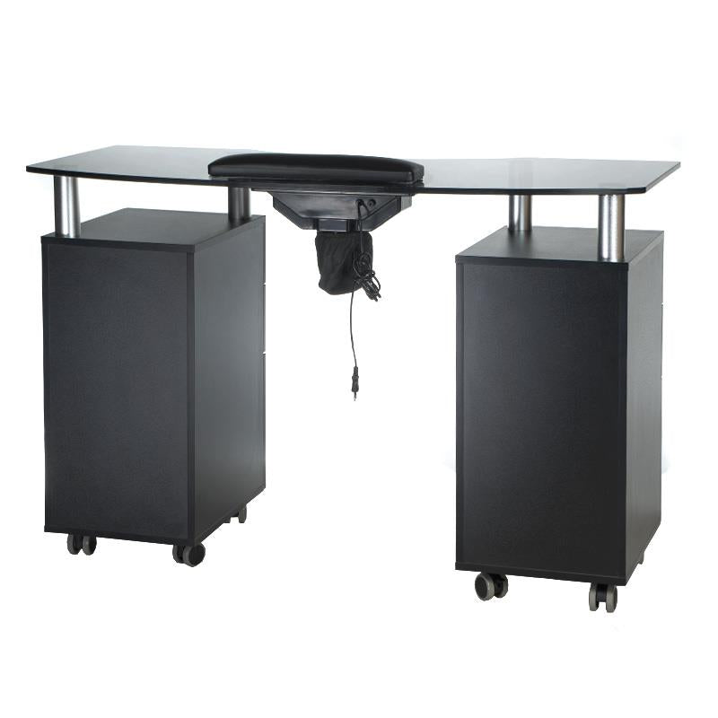 Manikiūro stalas + dulkių surinkėjas BD-3453+P (juoda)