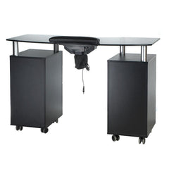 Manikiūro stalas + dulkių surinkėjas BD-3453+P (juoda)