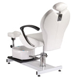 Hidraulinė pedikiūro kėdė su masažine vonele BR-2301 (balta)