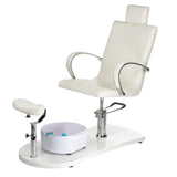 Pedikiūro kėdė su masažine vonele BR-2308 (balta)