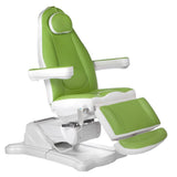 Elektrinė kosmetologinė kėdė - gultas Mazaro BR-6672-4 4 el. varikliai (žalia)