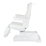 Elektrinė kosmetologinė kėdė - gultas Mazaro BR-6672 4 el. varikliai (balta)