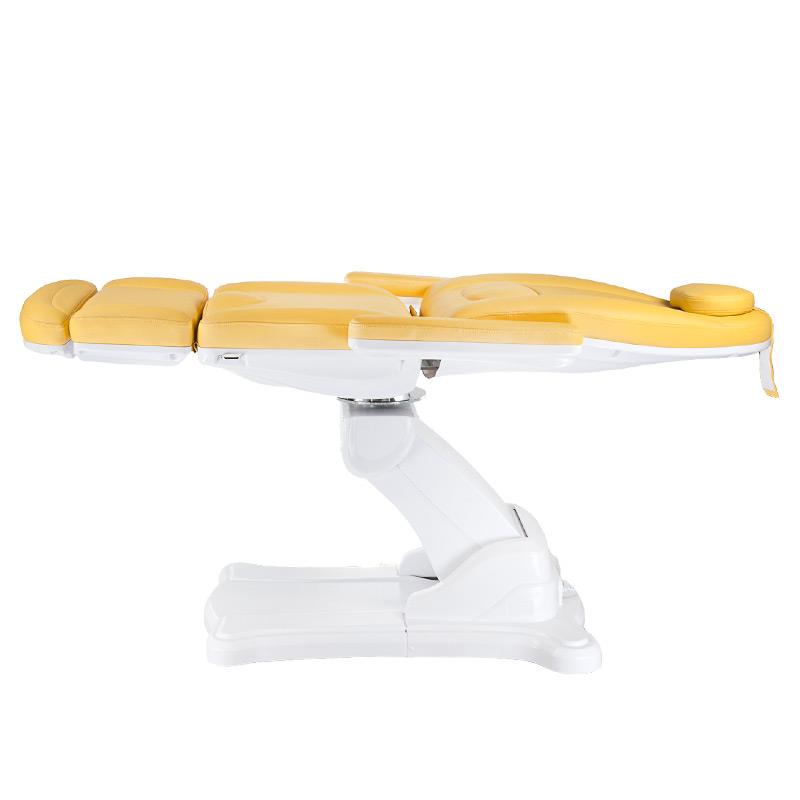 Mazaro BR-6672 elektrinis kosmetologinis gultas, 4 el. motorai, geltonas