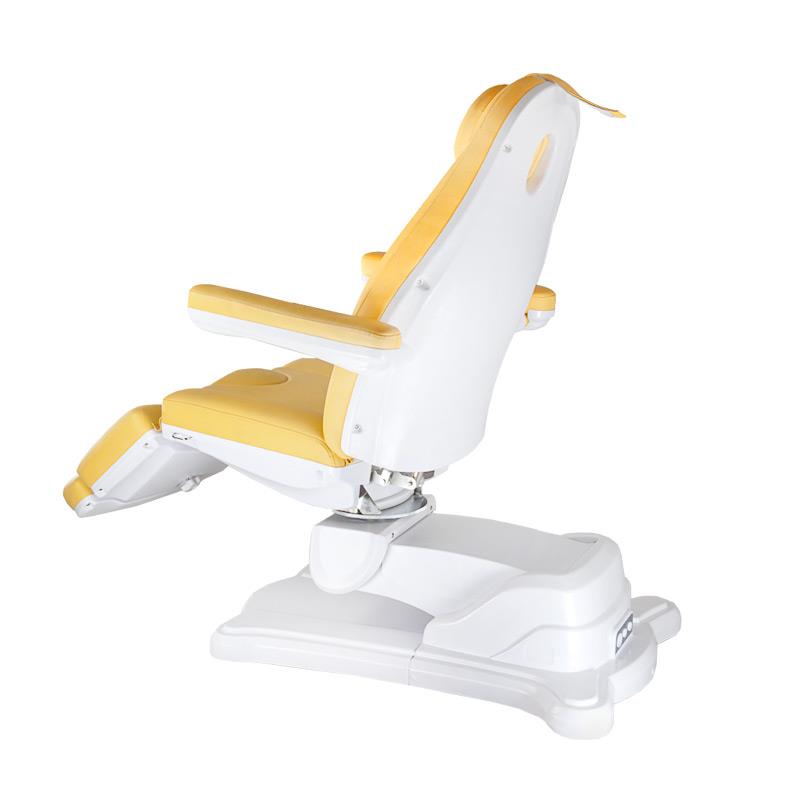 Mazaro BR-6672 elektrinis kosmetologinis gultas, 4 el. motorai, geltonas