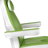 Elektrinė kosmetologinė kėdė - gultas pedikiūrui Mazaro BR-6672A 5 el. varikliai (žalia)