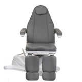 Elektrinė kosmetologinė kėdė - gultas pedikiūrui Mazaro BR-6672A 5 el. varikliai (tamsiai pilka)