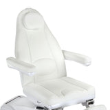 Elektrinė kosmetologinė kėdė - gultas pedikiūrui Mazaro BR-6672A 5 el. varikliai (balta)