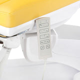Elektrinė kosmetologinė kėdė - gultas pedikiūrui Mazaro BR-6672A/yellow 5 el. varikliai (geltona)