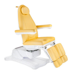 Mazaro BR-6672A elektrinis pedikiūro gultas, 5 el. motorai, geltonas