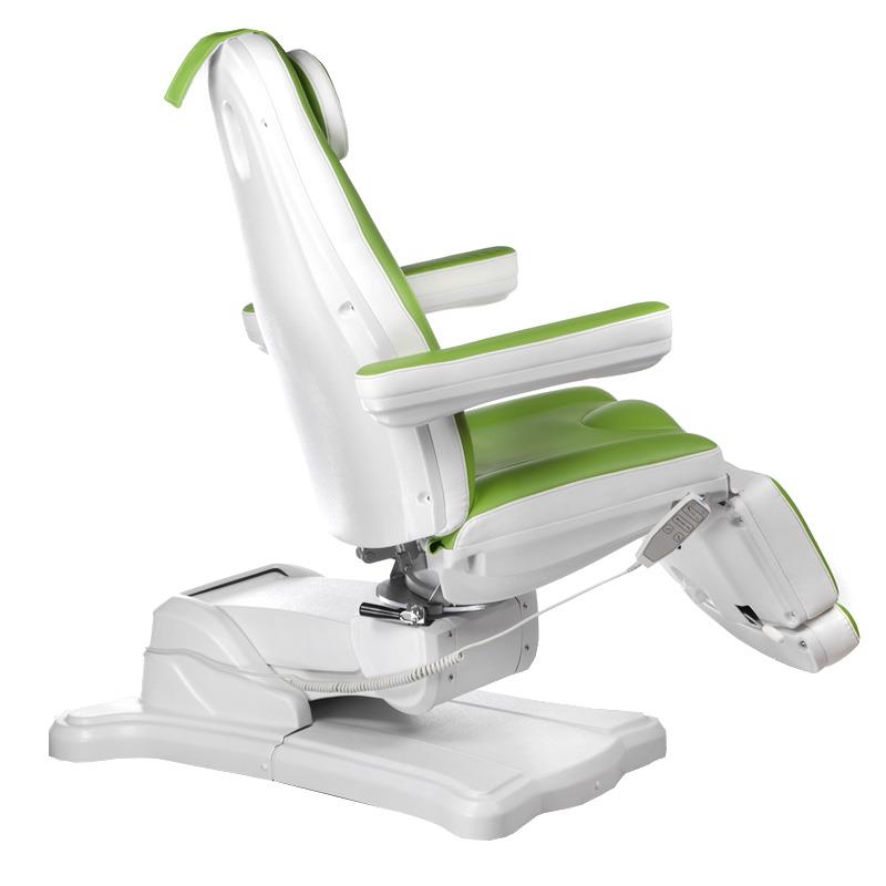 Elektrinė kosmetologinė kėdė - gultas Mazaro BR-6672B 3 el. varikliai(žalias)