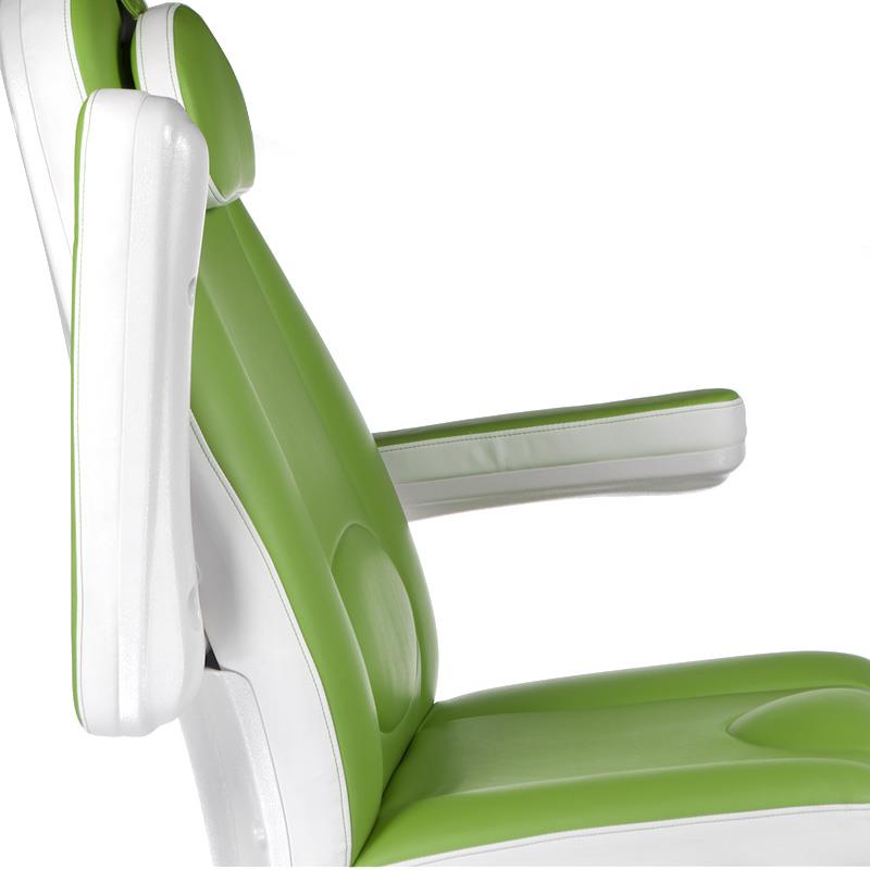 Elektrinė kosmetologinė kėdė - gultas Mazaro BR-6672B 3 el. varikliai(žalias)