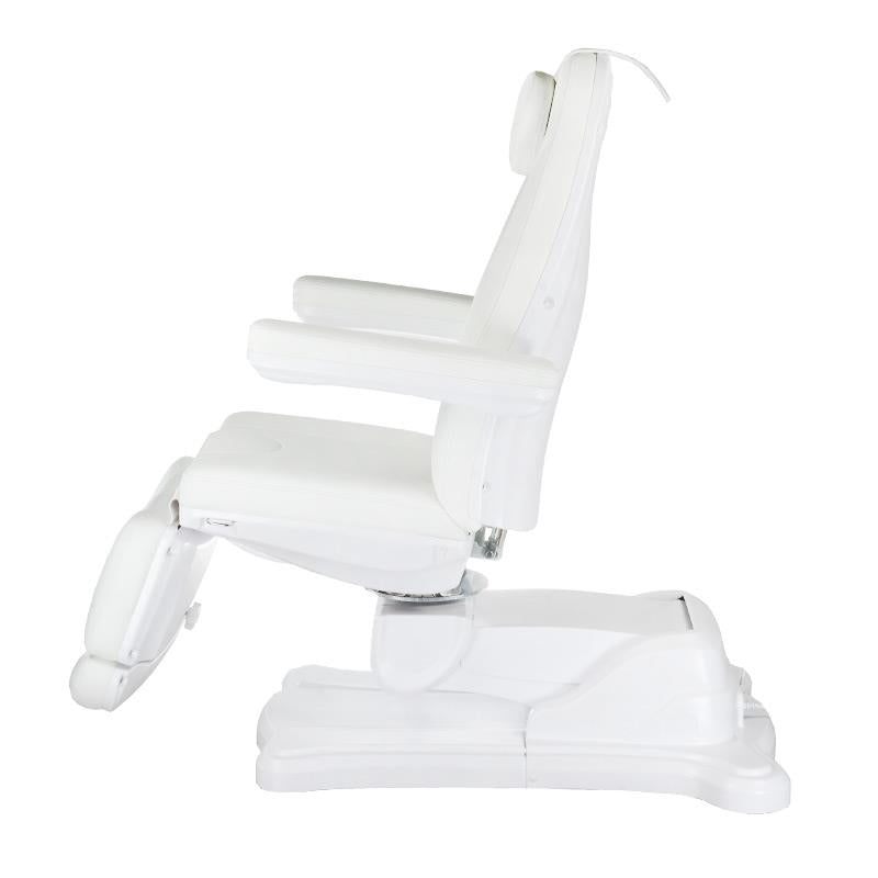 Elektrinė kosmetologinė kėdė - gultas Mazaro BR-6672B 3 el. varikliai (balta)