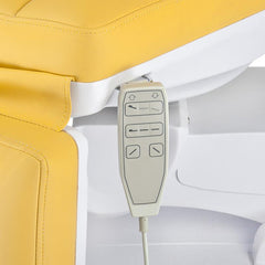 Mazaro BR-6672B elektrinis kosmetologinis gultas, 3 el. motorai, geltonas