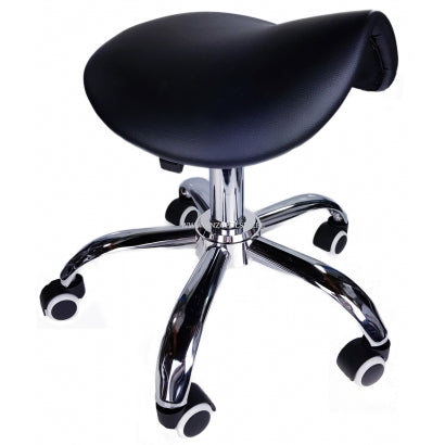 Kosmetologinė kėdutė - balnas 23-B-XT (juodas)